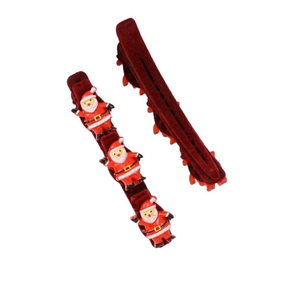 Santa Hair Clips  - Picture 1 of 6